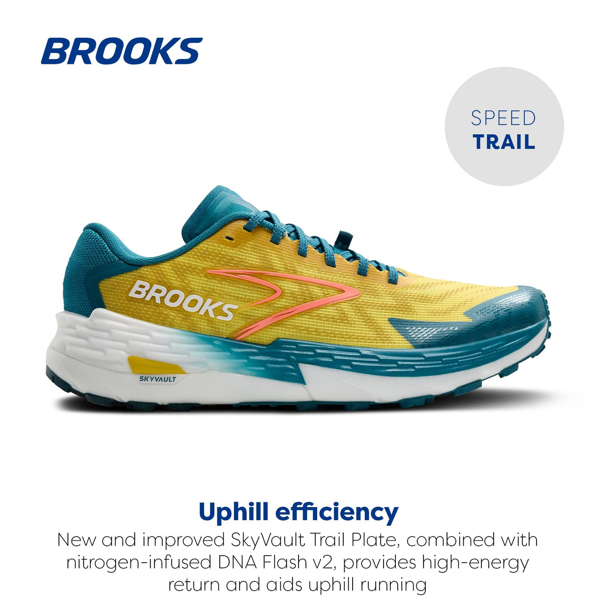 BROOKS Catamount 4, Sneaker Hombre, Membrillo/Celestial/Neo Ember, 45 EU