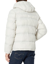 Tommy Hilfiger Down Alternative Hooded Puffer Jacket (Standard and Big & Tall) Abrigo plumón, New Ice, L para Hombre