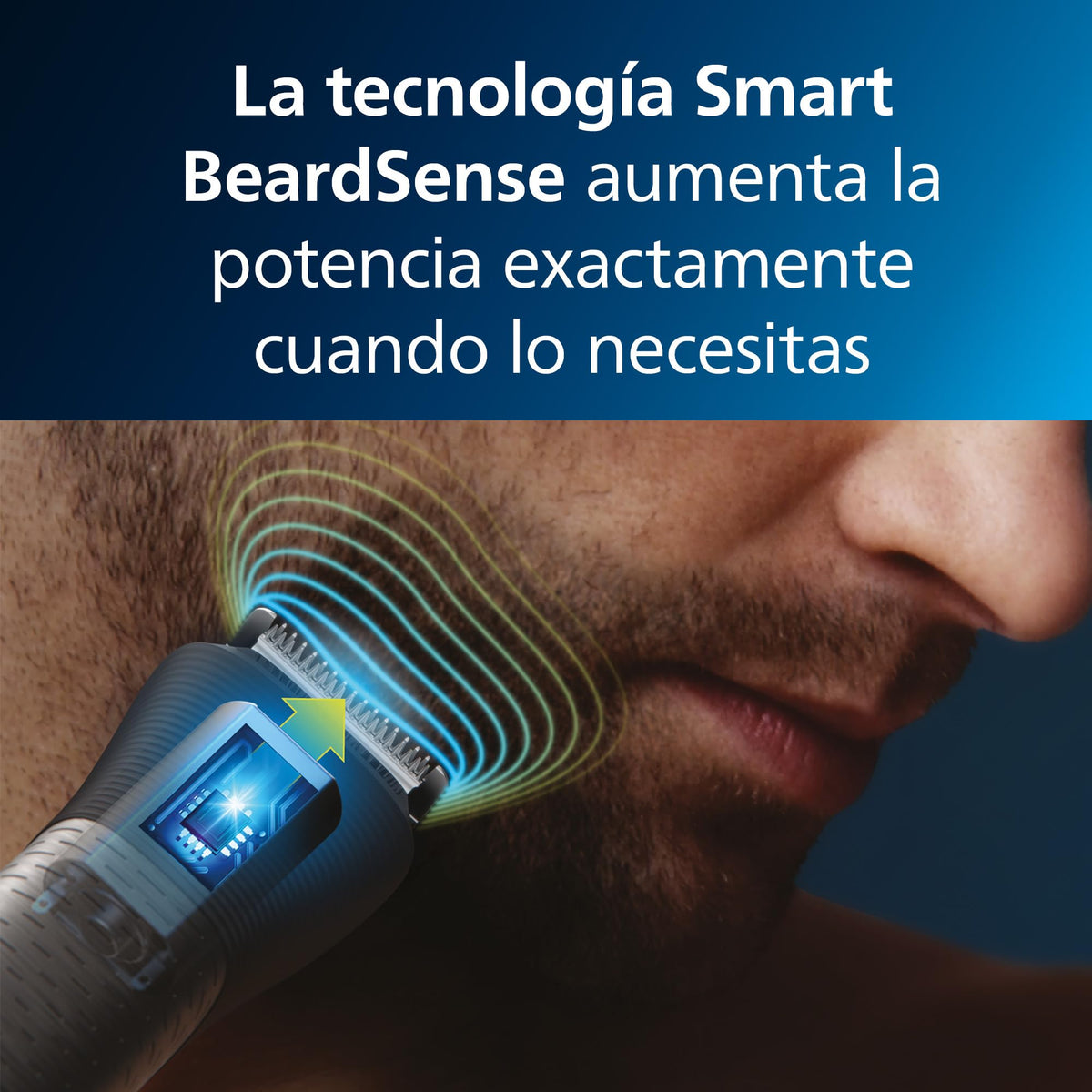 Philips Recortadora de Barba Serie 9000, Máquina Cortar Pelo, Cortapelos Hombre, Kit 14 en 1 Para Cara, Pelo, Orejas, Nariz y Cuerpo,120min de uso, En Seco y Húmedo, Recargable, OneBlade, MG9550/15