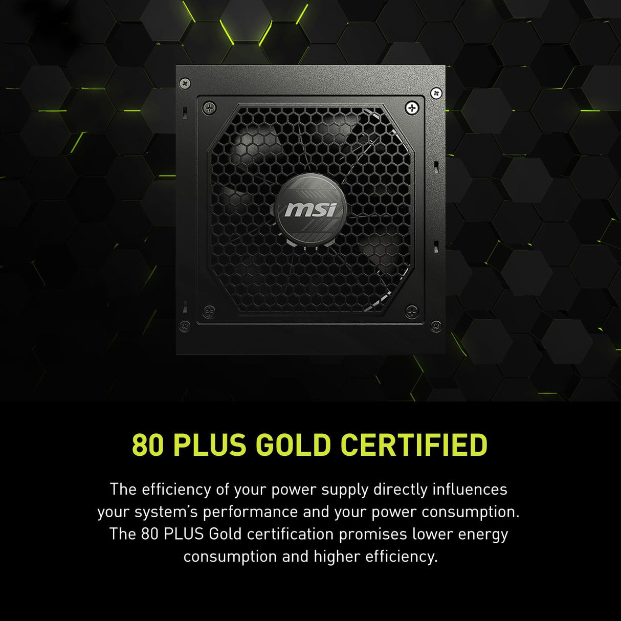 MSI mag 850W Fuente de alimentación 80 Plus Gold - ATX 3.0 PCIe 5.0 Ready - 12VHPWR [mag A850GL PCIE5]