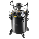 VEVOR Tanque a Presión para Pintura en Aerosol de Agitación Automática de 30 L Presión Ajustable de 70 PSI, Tanque de Pintura a Presión con Pistola Rociadora y Mangueras para la Decoración del Hogar