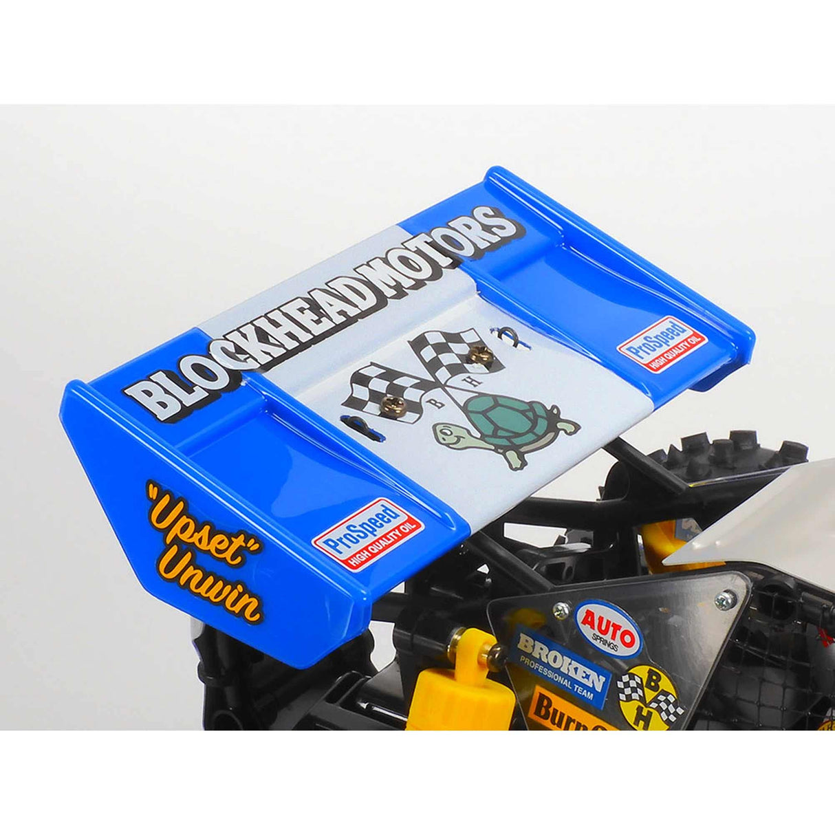 Tamiya 58710 1:10 RC Hotshot II Blockhead Motors - Coche teledirigido, vehículo RC, modelismo, Kit para Montar, Hobby, Bricolaje, Azul Claro