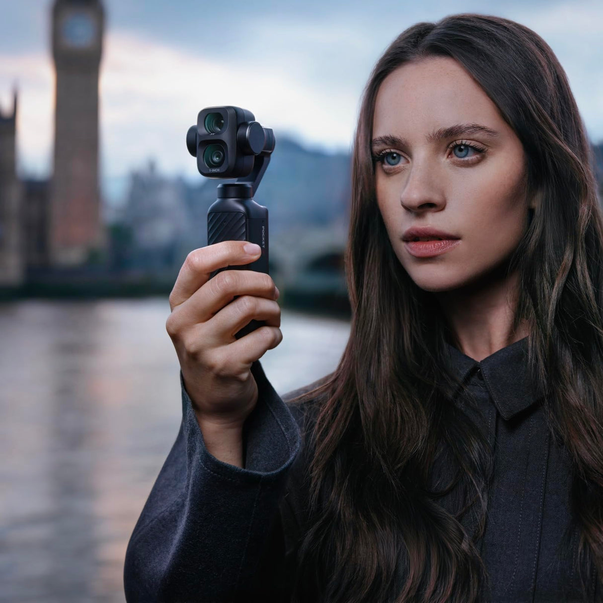 DJI Pack Estándar Osmo Pocket 4P, cámara para Vlogs 4K de Doble Objetivo