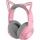 Razer Kraken Kitty V2 BT - Auriculares RGB inalámbricos por Bluetooth con orejas de gatito (Bluetooth 5.2, Diafragmas TriForce de 40 mm, Construcción ligera de 325 g) Quartz