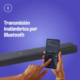 JBL Cinema SB 510 Barra de Sonido de 3.1 canales con subwoofer incorporado para graves profundos y 200 vatios de potente Dolby Audio para una experiencia auditiva de calidad, negro
