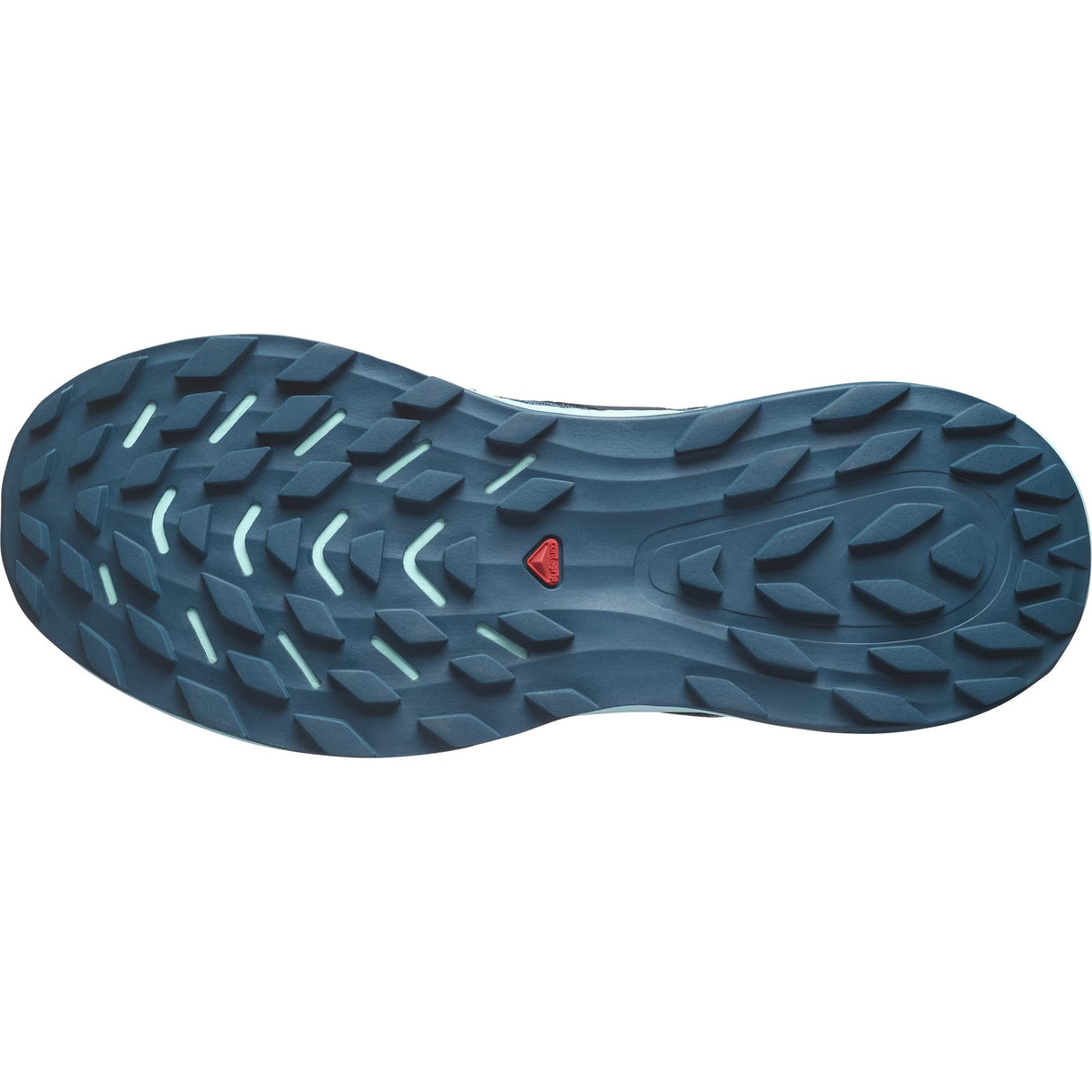 Salomon Ultra Flow Gore Tex Zapatillas Impermeables de Trail Running para Mujer, Resistente al mal tiempo, Amortiguación del asfalto al sendero, Preparada para terrenos mixtos, Deep Dive, 39 1/3
