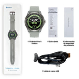 Ticwatch Pro 5 Enduro Slate Smartwatch para Hombres 1.43 "Android Wear OS Reloj Inteligente 90 Horas de batería 110+ Modos de Entrenamiento 7/24 Ritmo cardíaco No es Compatible con iPhone/iOS