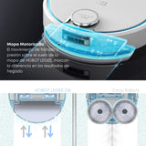 SMARTBOT Robot Aspirador y Fregasuelos - 4 en 1 Aspirador - Friegasuelos - Barre - Pasa la Mopa - Fregasuelos 1.300 Veces/min - Robot Friegasuelos 3 años garantía HOBOT LEGEE-D8 Eco Compactor