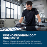 Bosch Professional 12V System pulidora a batería GPX 12V-125 (incl. herramienta con plato de caucho montado con cierre por contacto de 125 mm, plato de espuma de corte y pulido de 125 mm)