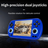 RG40XX H Consola de Juegos portátil, Consola de Juegos Retro con iluminación Joystick RGB, Pantalla IPS de 4 Pulgadas, Tarjeta TF 64G incorporada y Juegos 5571, Compatible con WiFi Blueto (Azul, 64G)