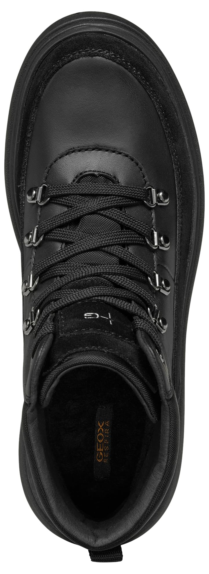 Geox D Lamidie + Grip ABX, Bota de Tobillo Mujer, Black, 37 EU