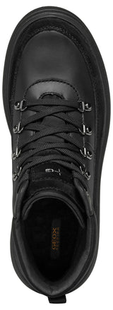 Geox D Lamidie + Grip ABX, Bota de Tobillo Mujer, Black, 37 EU