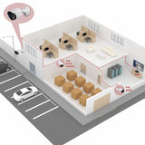 TRENDnet, TV-IP1514PI, Cámara de Red Tipo Bala H.265 PoE de 5 MP para Interiores/Exteriores, clasificación IP66, visión Nocturna por Infrarrojos de hasta 30 m (98 pies)