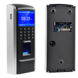HDWR CTR12 Máquina Fichar de Asistencia Biométrica, Grabadora de Registro para Empleados, Sistema Biométrico Avanzado de Huella Dactilar, Contraseña y Tarjeta RFID 125kHz, Control Horario Empleados
