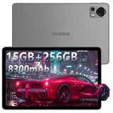 DOOGEE T20 Tablet 10,4 Pulgadas, 15GB RAM + 256GB ROM(TF 1TB), 2K TÜV Certificado Octa-Core Android 12 con 8300mAh Batería, Dual 4G y 2.4/5G WiFi, 16MP+8MP, 4 Altavoces Hi-Res Audio, Gris