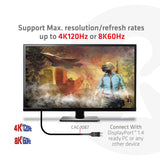 CLUB3D CAC-1087 DisplayPort 1.4 a HDMI 4K120Hz o 8K60Hz HDR10 Cable 3m St./St.
