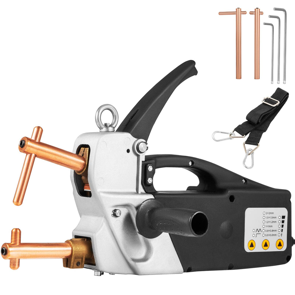 VEVOR - Par de brazos de 380 V para pinzas de soldadura por puntos 120 mm Alicates de soldadura eléctrica 25 A Spot Welder Gun