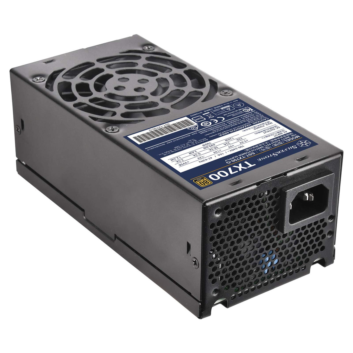 SilverStone Technology TX700 Gold, Fuente de alimentación TFX 80 Plus Gold 700W, SST-TX700-G