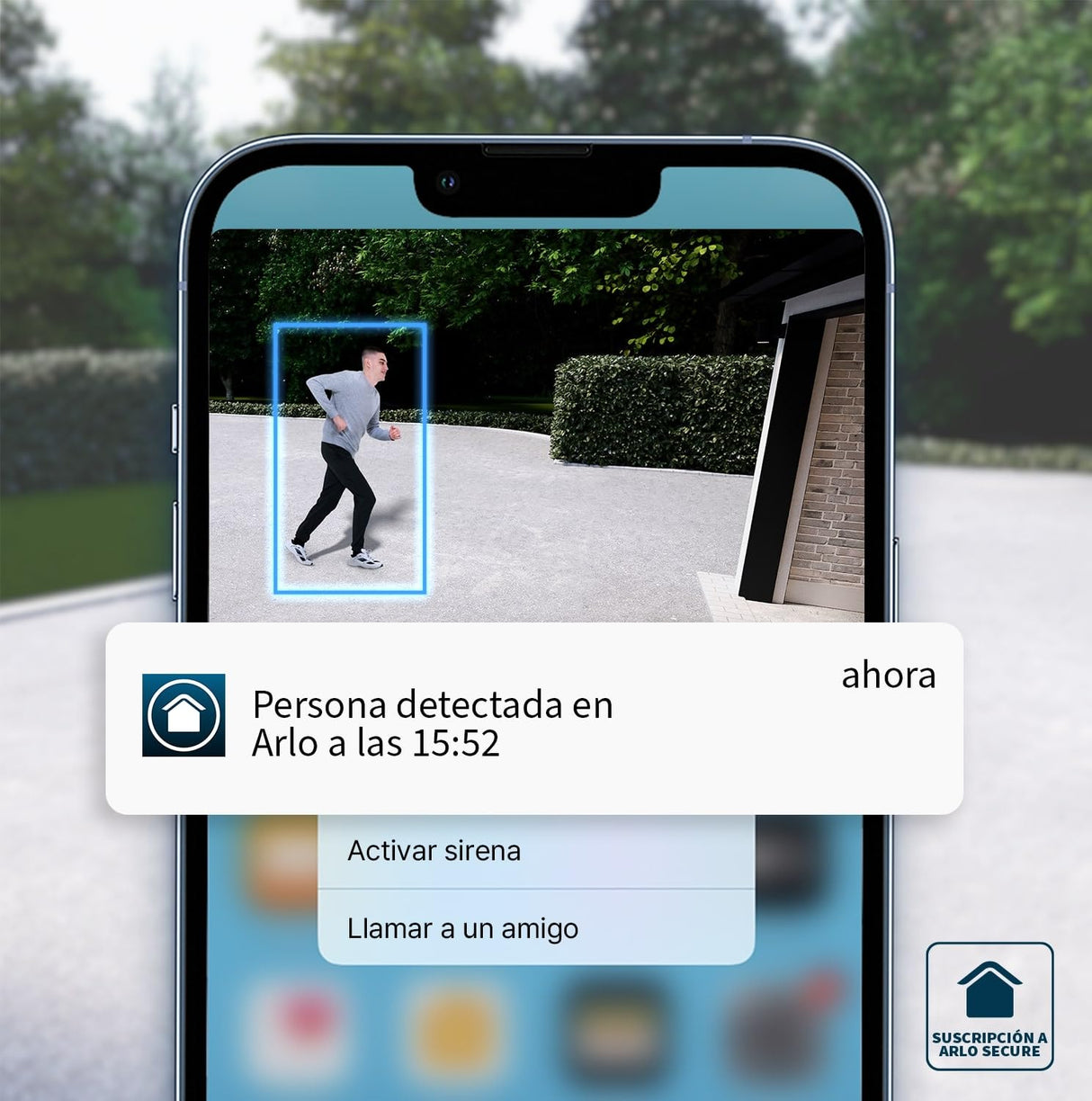 Arlo Ultra 2 Camara de Vigilancia WiFi Exterior 4K, Camara de Vigilancia WiFi Interior, Sensor de Movimiento, Alarmas Para Casa, Visión Nocturna Color, Prueba Arlo Secure Incluida , 2 Cámaras, Blancas