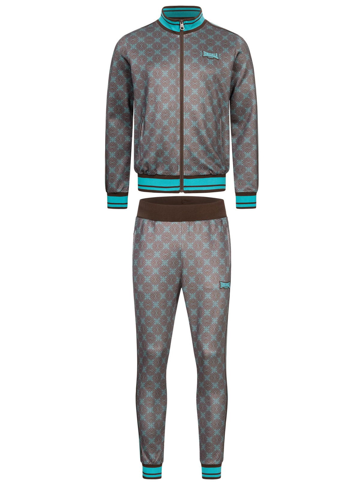 Lonsdale Before 8 Traje, Marrón/Turquesa, M Hombres