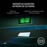 Razer DeathStalker V2 Pro Tenkeyless (Interruptor Rojo) - Teclado Óptico Inalámbrico para Juegos de Bajo Perfil (Interruptores Ópticos Lineales, HyperSpeed Wireless, Bluetooth 5.0) Diseño US, Blanco
