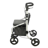 Carlett - Lett Go | Andador con Asiento Incorporado | Producto Médico Homologado | Ruedas XL Giratorias | Manillar Ergonómico Ajustable | Doble Freno con Sistema de Seguridad