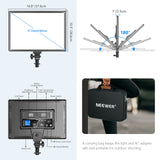 NEEWER NL288 Luz de Video LED con 2.4G Control Remoto 45W 4800Lux 3200K-5600K CRI 97+ Regulable Bicolor 18" Panel de Iluminación para Fotografía Youtube Live Streaming Videoconferencia Zoom Meeting