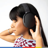 Skullcandy Hesh EVO Cascos Over-Ear Inalámbricos, 36 h de Autonomía, Micrófono, Compatibles con iPhone Android y Dispositivos Bluetooth - Negro