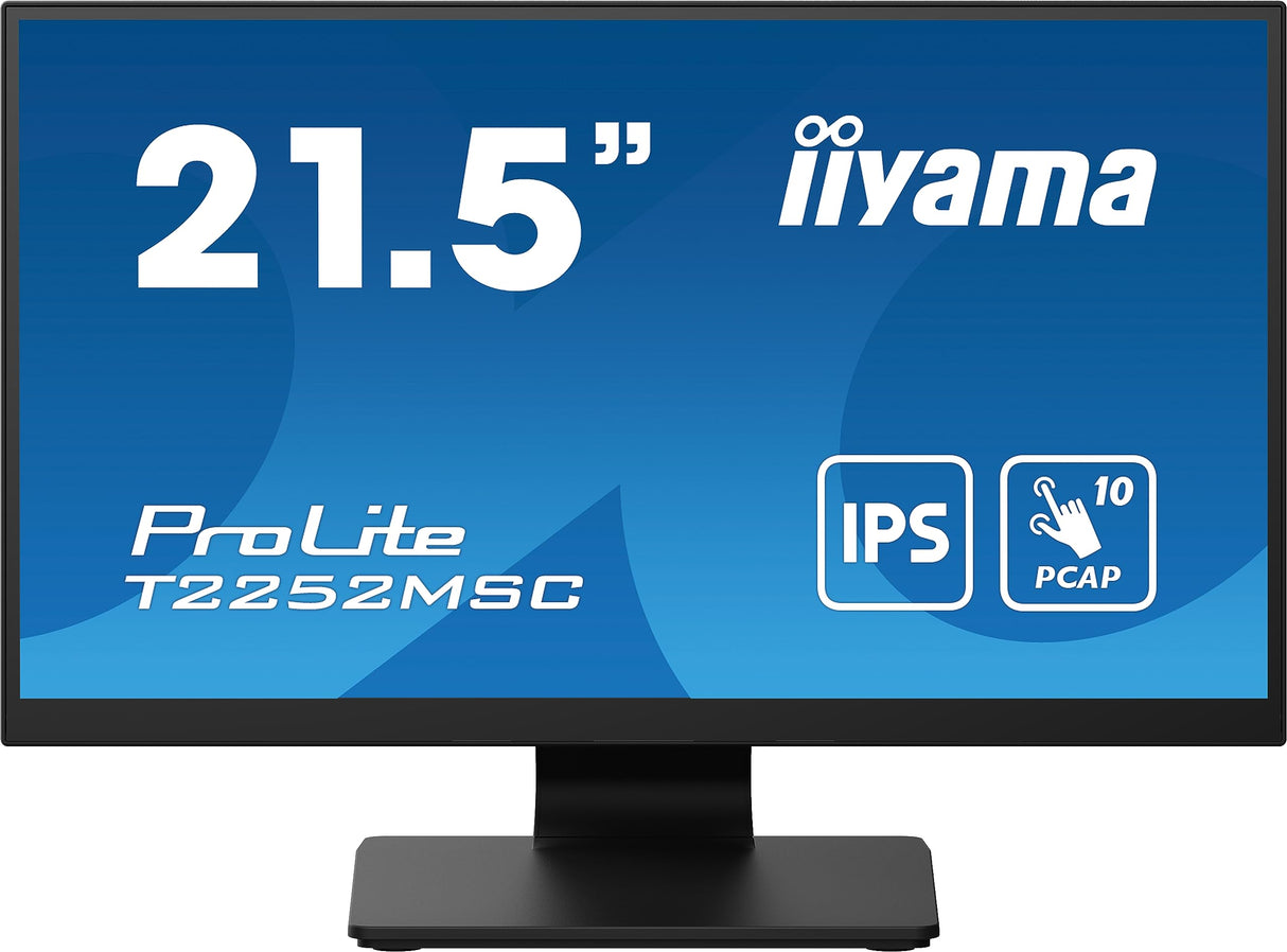iiyama Monitor T2252MSC-B2-21.5", IPS, 16920x1080/75Hz, 1H1DP