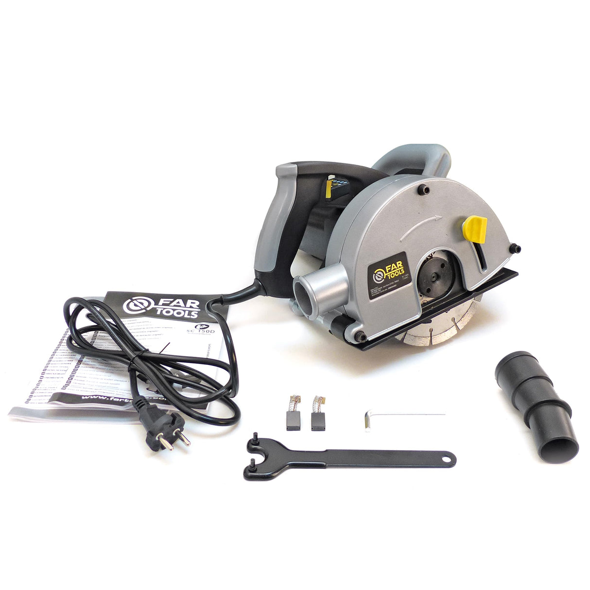 Fartools SC 150B Sierra circular (1600 W, 150 mm, diámetro del eje de 22,2 mm)