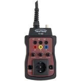 Testboy TV 900 Adaptador para la comprobación de Estaciones de Carga para Coches eléctricos, Enchufe Tipo 2 (conexión para un comprobador de instalaciónes o un multímetro), Negro/Rojo