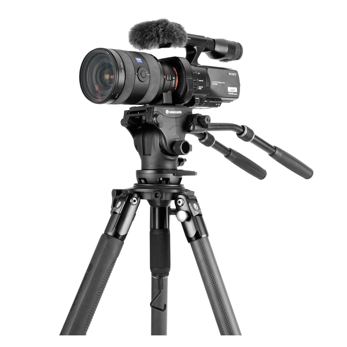 Vanguard Alta Pro 3VRL 303CV20 - Trípode con rótula de vídeo de Fibra de Carbono