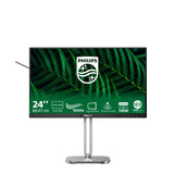 Philips 24B2G5301 Monitor 24" FHD, WLED, 100 Hz, IPS, 4 ms GtG, Adaptive Sync., TUV EyeSafe, Altavoces, Altura Ajustable (1920x1080, 1x HDMI 1.4, 1x DP 1.4, USB-C) Gris Oscuro