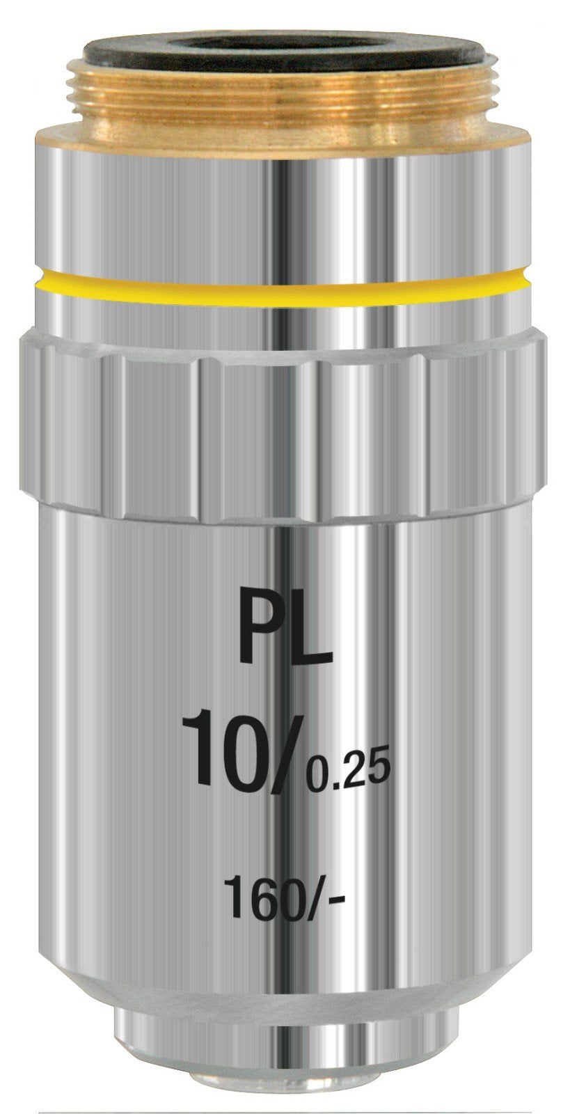 Bresser Planachromat 10x - Lente objetivo acromático, DIN-PL 10x, Longitud de comparación acromática 45 mm
