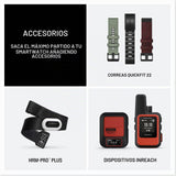Garmin Reacondicionado Instinct 3 Tactical Edition, 50 mm, Reloj Inteligente con GPS Resistente al Agua, Pantalla AMOLED, Linterna LED, hasta 24 días autonomía, Negro, Reacondicionado