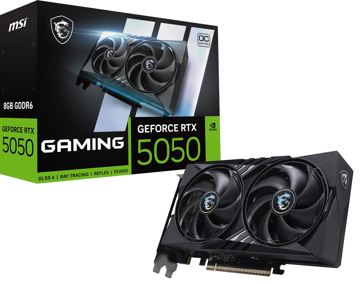 MSI GeForce RTX 5050 8G Gaming OC - Tarjeta gráfica