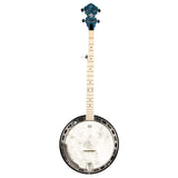ORTEGA Falcon Series Banjo - Azul Transparente + Funda, OBJE400TBL