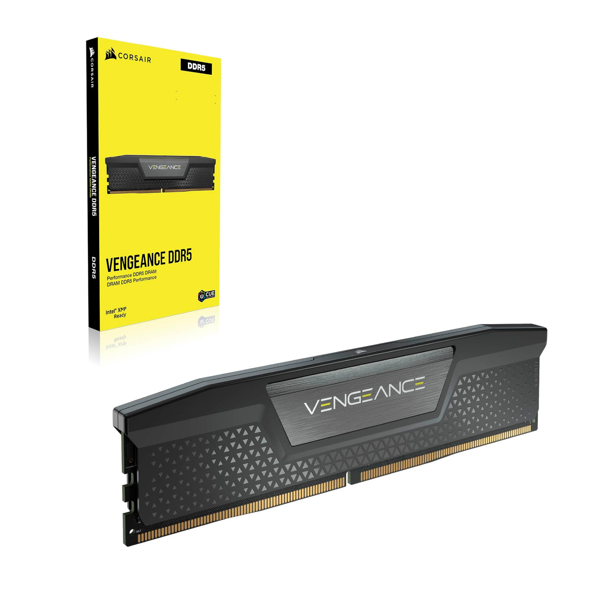 CORSAIR Vengeance DDR5 RAM 32GB (1x32GB) 5200MHz CL40-40-40-77 1.25V Intel XMP 3.0 Memoria de Ordenador de Sobremesa – Negro (CMK32GX5M1B5200C40)