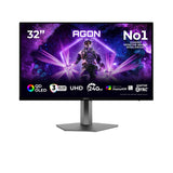 AOC AG326UZD2P Monitor 32 Pulgadas 240Hz Panel QD-OLED, 0.03ms GtG, HDR500 TrueBlack, Adaptive Sync, G-Sync Compatible, Altavoces, Altura Ajustable, (3840x2160 HDMI 2X 2.1 DP 1x 2.1 USB Hub) Negro