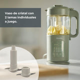 Nuvita Magic Pappa 7-en-1 Procesador de Alimentos para Bebés – Cocina al Vapor, Mezcla, Pica, Prepara Purés, Sopas, Batidos y Comida Homogeneizada con Función de Autolimpieza, Nuvita Chef App