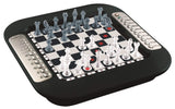 Lexibook, Chessman FX Juego de Ajedrez Electrónico con Teclado Táctil y Efectos de Luz y Sonido 32 Piezas 64 Niveles de Dificultad, Negro/Plateado, CG1335