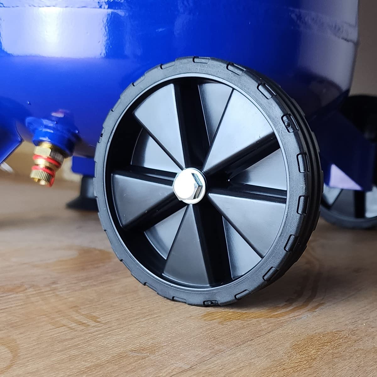 MICHELIN - Compresor de aire vertical MVX50/2 - Tanque de 50 litros - Sin aceite - Motor de 2 CV - Presión máxima 10 bar - Flujo de aire 220 l/min - 13,2 m³/h