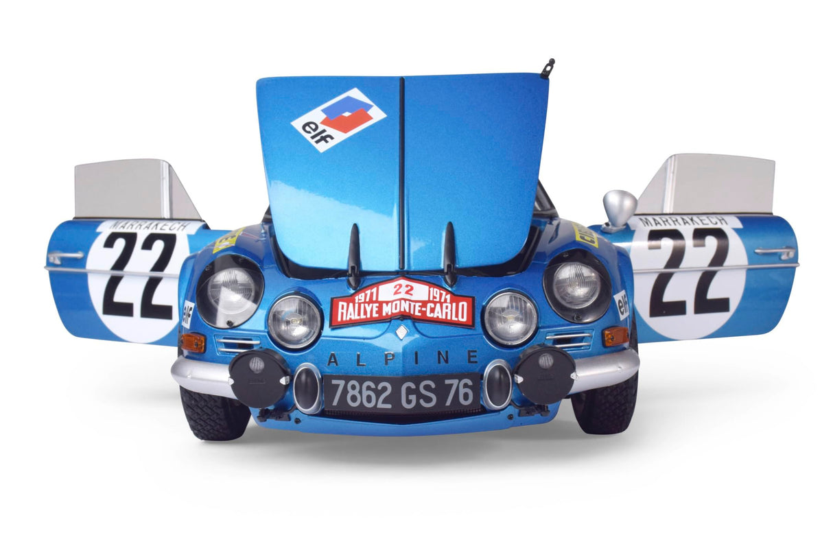 IXO Colecciones 1:8 IXO Renault Alpine A110 Rally (WB) - modelismo, maquetas, Kit de modelismo, Kit de modelismo, función luz, Kit de construcción