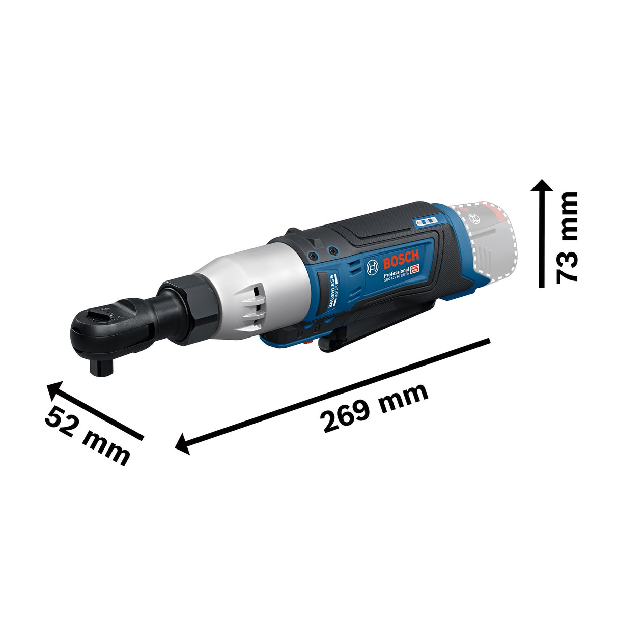 Bosch Professional llave de carraca a batería GRC 12V-60 3/8 SN