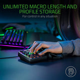 Razer Tartarus Pro - Teclado de Interruptor Óptico Analógico (Actuación Ajustable, 32 Teclas Programables, 8 Perfiles de Alternancia Rápida, Rapid Trigger) Negro