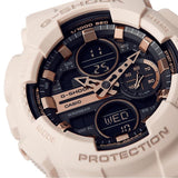 Montre - CASIO - G-Shock Classic Femme Blanc - Chrono 1/1000eme de s. - 5 alarmes - Etanche 20 bars