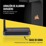 Corsair ST100 RGB Premium, Soporte de Auriculares, Negro