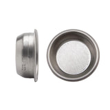 LELIT Portafiltro de 2 Vías LELIT58 - Pico Doble - Incluye Filtros de Acero Inoxidable - Mango de Madera - PLA582B - Plata/Madera de Nogal Negro
