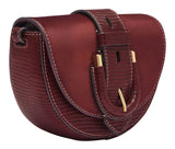 Fossil bolso de mujer Harwell, Bolso crossbody pequeño con solapa en piel repujada efecto lagarto, Largo: 16,5 cm, Ancho: 5,1 cm, Alto: 11,4 cm, ZB1939243