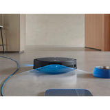 ECOVACS DEEBOT T80 Omni Robot Aspirador Fregasuelos, 18000 Pa, Auto Secado y Lavado Instantáneo con Agua a 40-75 °C, Mopa OZMO Roller, ZeroTangle 3.0 Antienredos, Negro